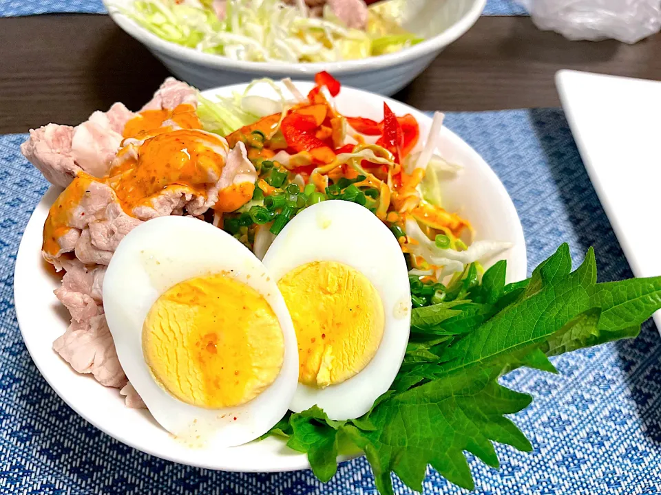 Snapdishの料理写真:ラーメンサラダ|ゆっちこさん