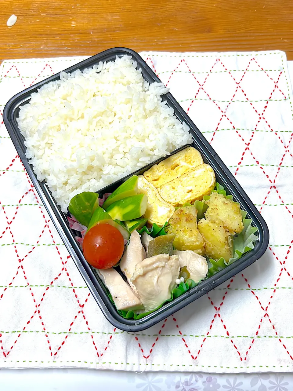 8月16日水曜日鶏胸肉梅びたし弁当|アッキーさん