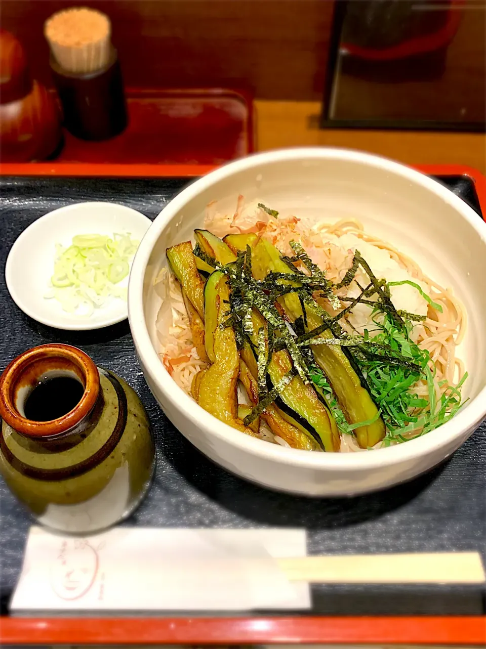 茄子の揚げ出しおろし蕎麦|まみさん