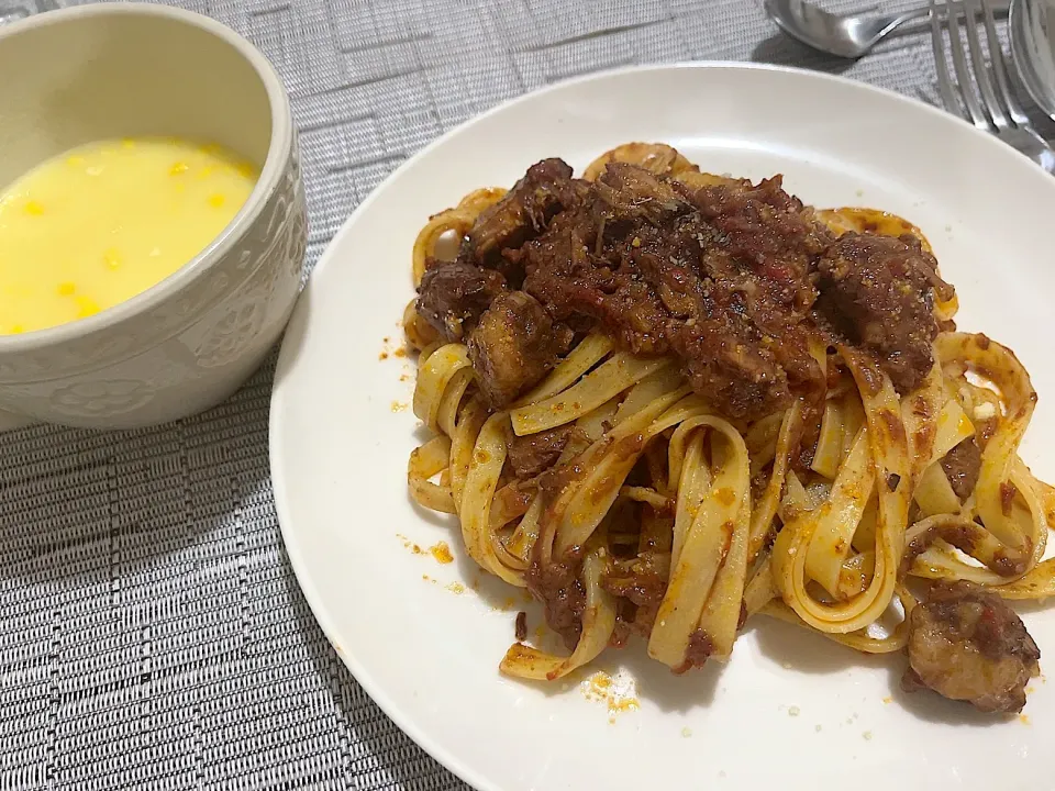 ラグーソースのパスタ|ひろさん