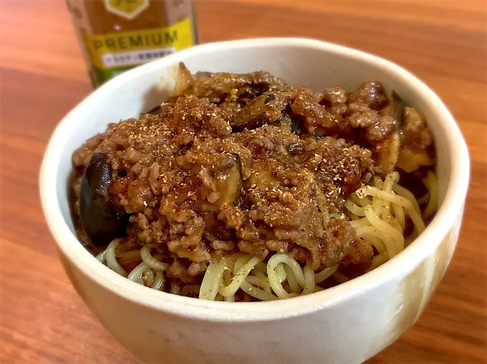 麻婆茄子麺|ふくすけ食堂さん