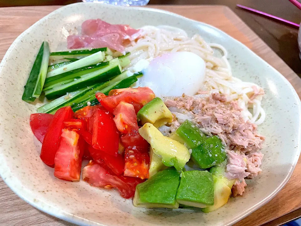 サラダうどん|ゆっちさん