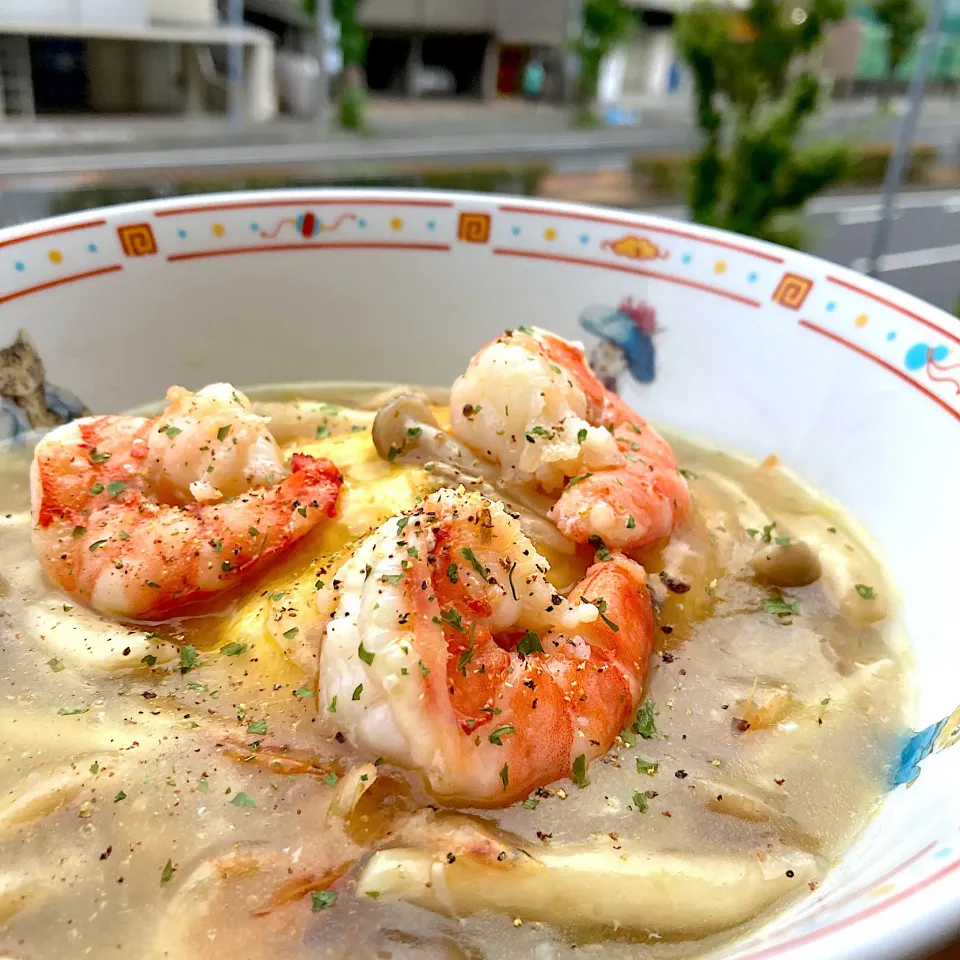 海老ときのこ入り天津飯|Kさん