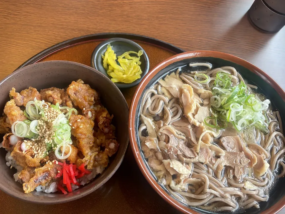 山形の肉そば　ゲソ天丼|hiro♪kouさん