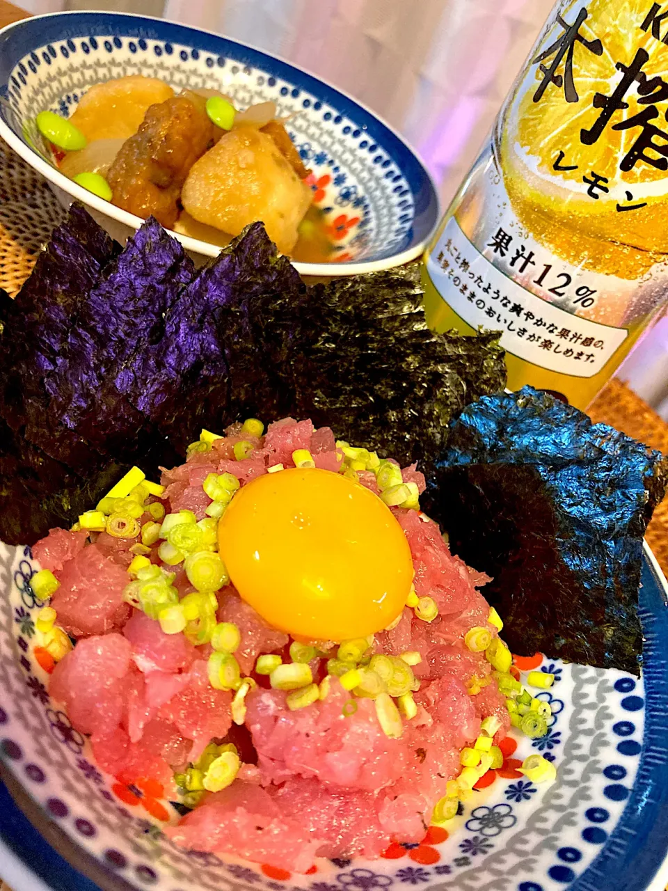 Snapdishの料理写真:ネギトロユッケ😋🍻💕✨|アイさん