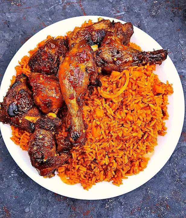 Nigerian Smokey "Party Jollof".|MOさん