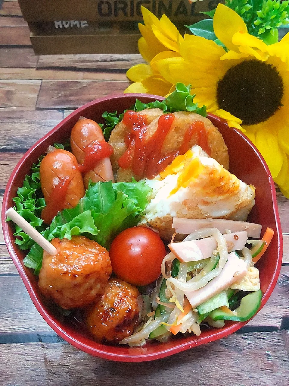 ハッシュドポテト弁当🍱|クータンさん