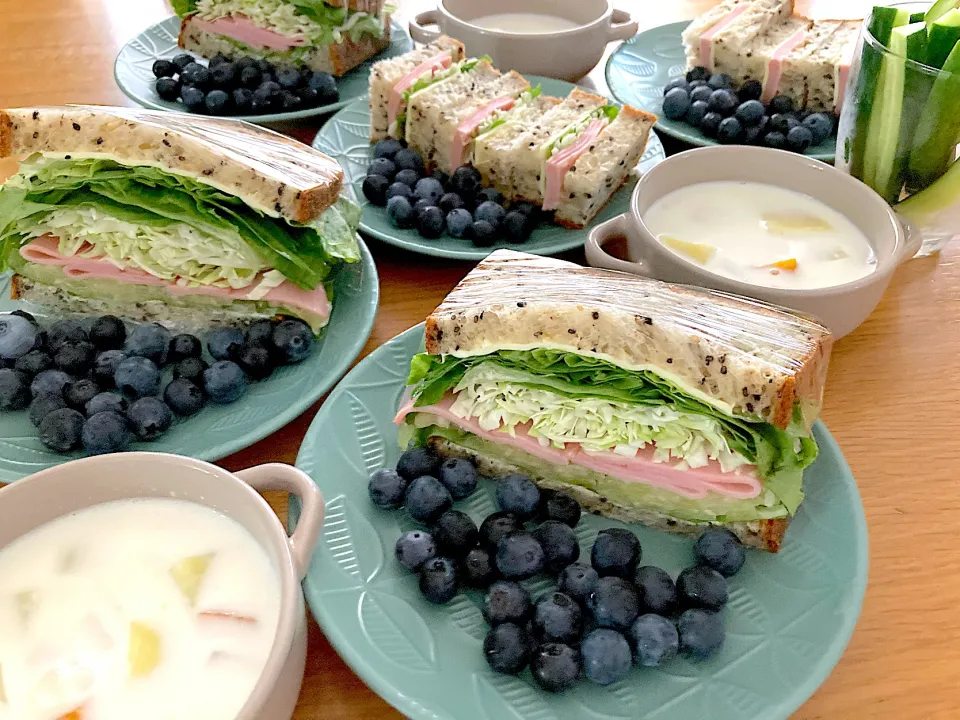 ＊白ゴーヤーのわんぱくサンド🥪＊|＊抹茶＊さん