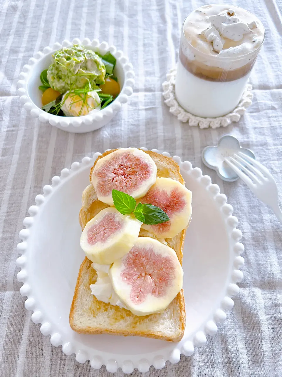 いちじくとクリームチーズのハニートースト|＊Aloha＊さん