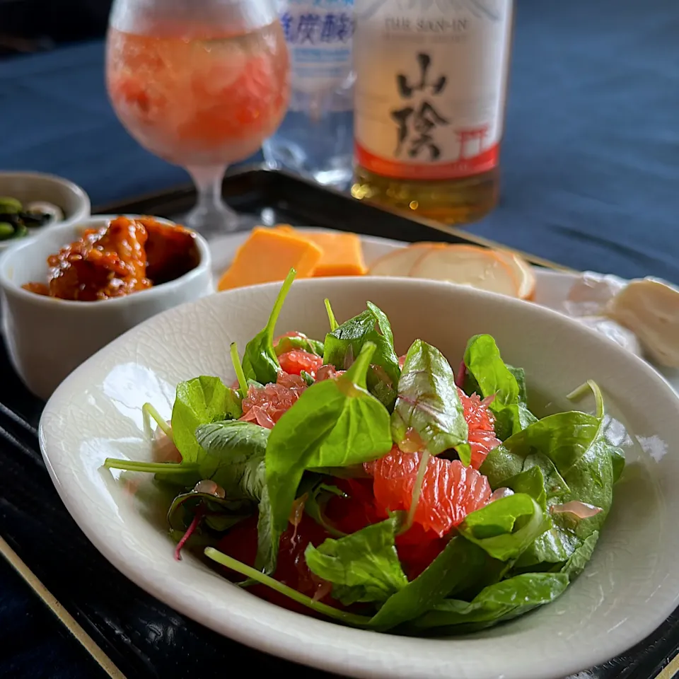 めいめいさんの料理 グレープフルーツのサラダ|くまちゃんさん