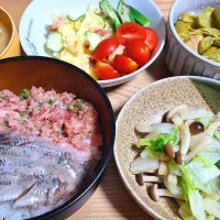 ネギトロといわしの丼|こももさん