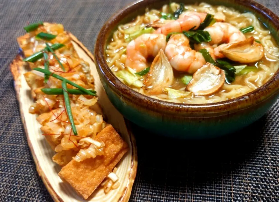 ベトコン味噌えび拉麺
油淋厚揚げ|マギーさん