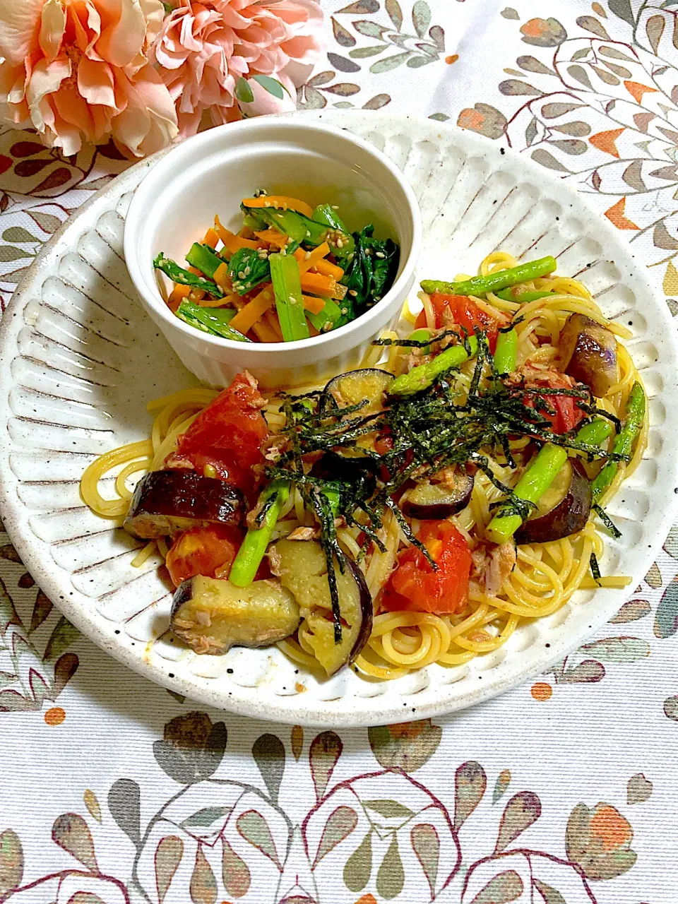 Snapdishの料理写真:パスタメニュー💐|ringonamaさん