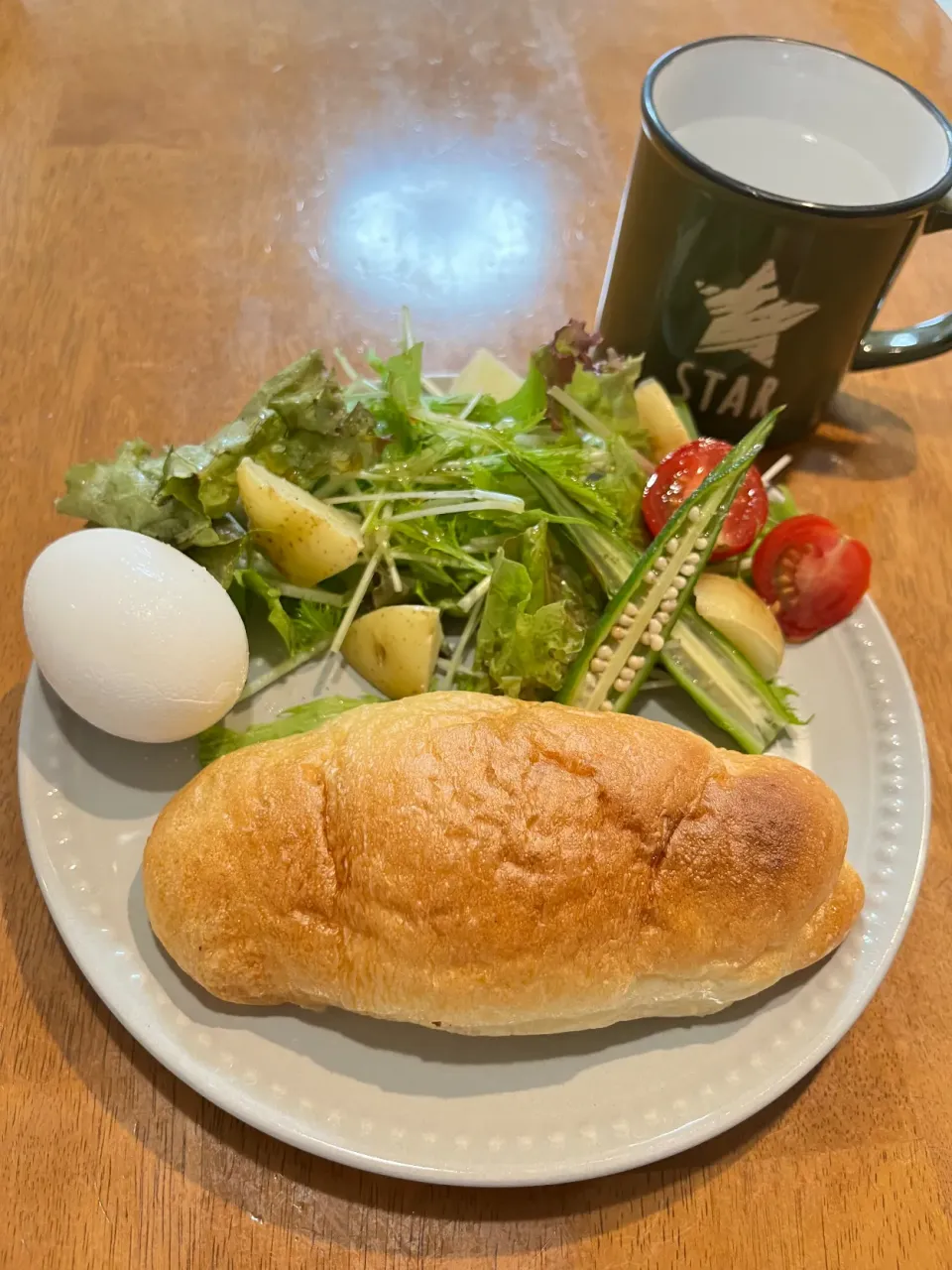 Snapdishの料理写真:今日の朝ゴパン|トントンさん