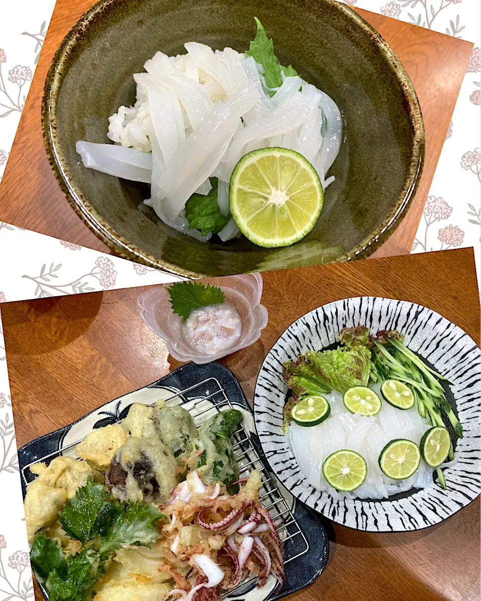 友人釣果 イカで晩ご飯🦑|sakuramochiさん