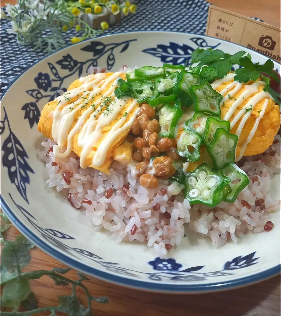 休みの日の朝ご飯
納豆オムレツ|ナオミさん