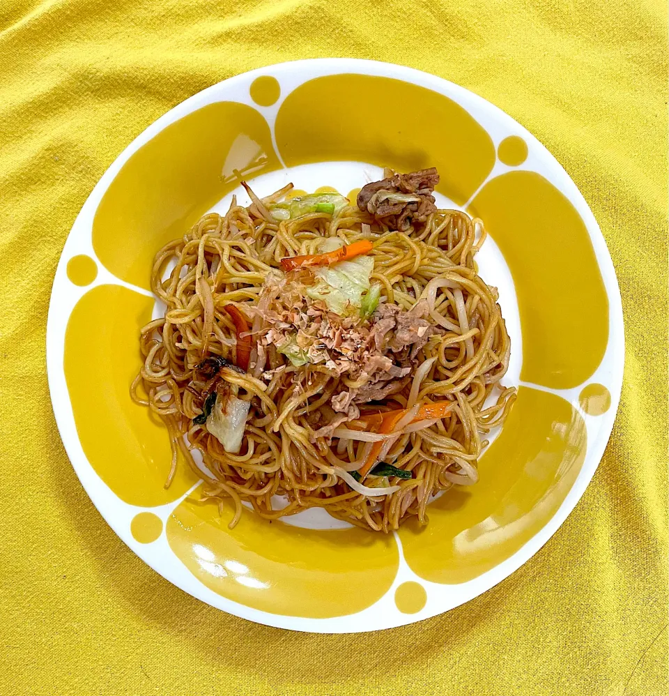 粒味噌でミソ焼きそば🌞⛱|みーぬさん