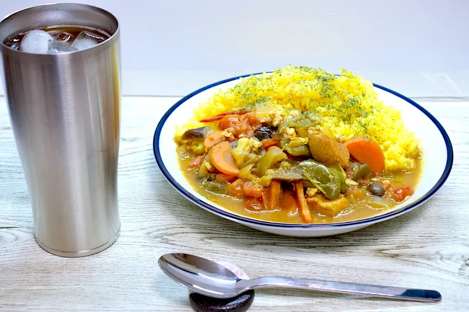 23/08/20 鶏と夏野菜のカレー|しげさん