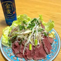 Snapdishの料理写真:牛のタタキ|Saoriさん