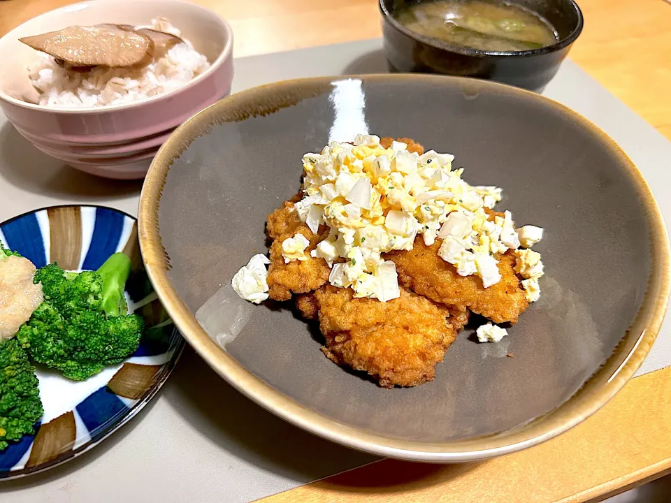 チキン南蛮自家製タルタルソースと|かなっぺさん