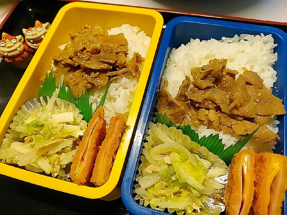 夫弁当､息子弁当|みどりさん