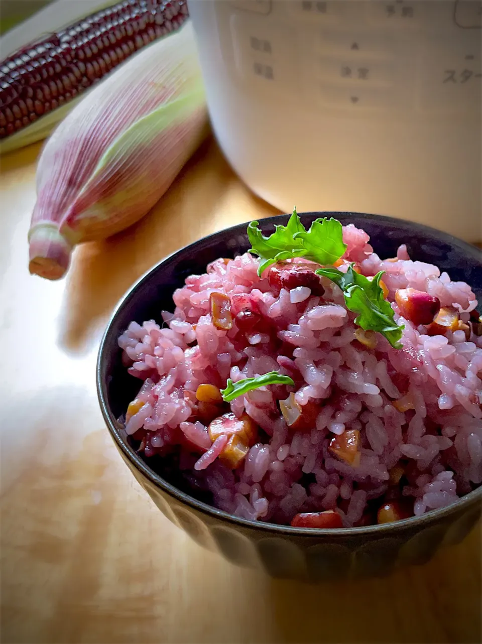 シロカおうちシェフPROで「大和ルージュのとうもろこしご飯」🌽|9421beruさん