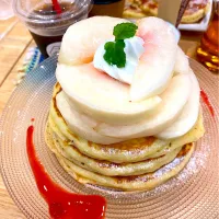 桃のパンケーキ🥞🍑|youkoさん