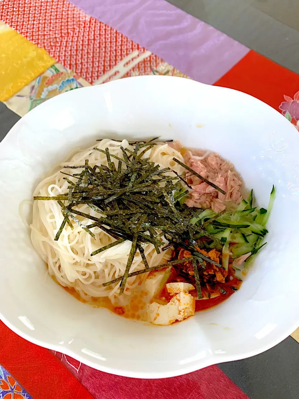 冷や汁風ぶっかけ素麺|プクママさん