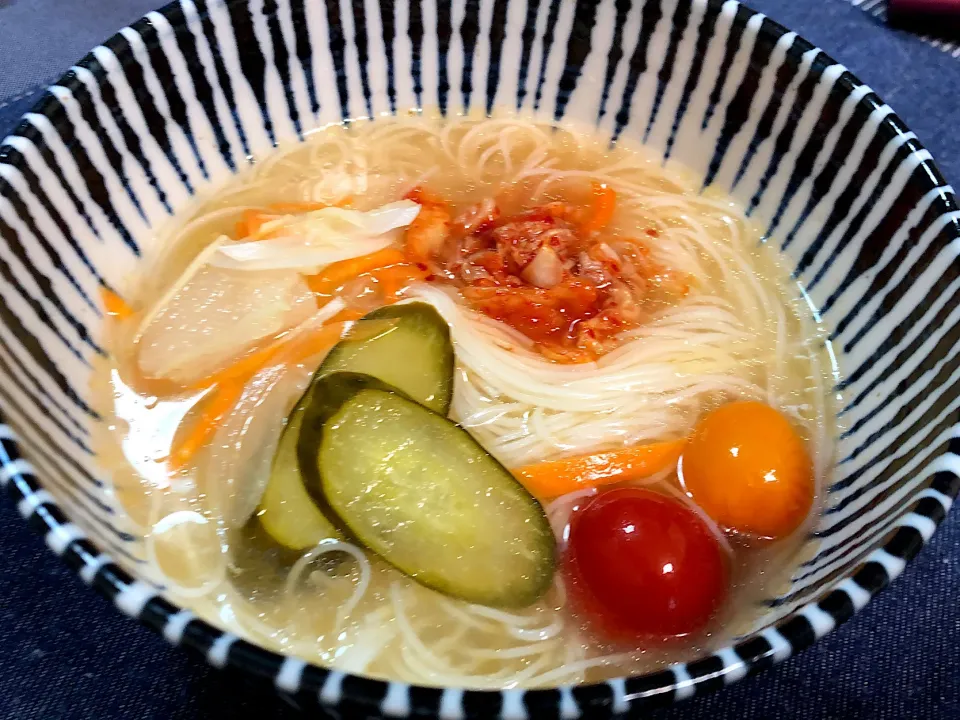 そうめん冷麺|はっぱさん