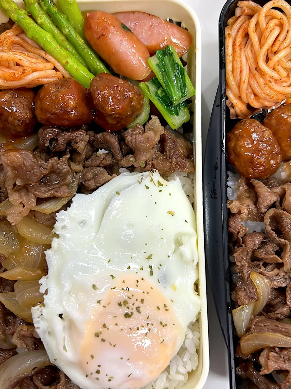 久々のお弁当。牛丼弁当。|hatsumi＿＿＿さん