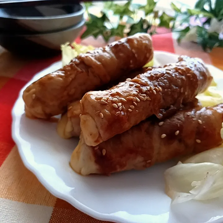 由美さんの料理 肉巻きチー竹輪🥓|小豆🌼さん