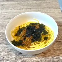 納豆パスタ|ヤマちゃんキッチンさん