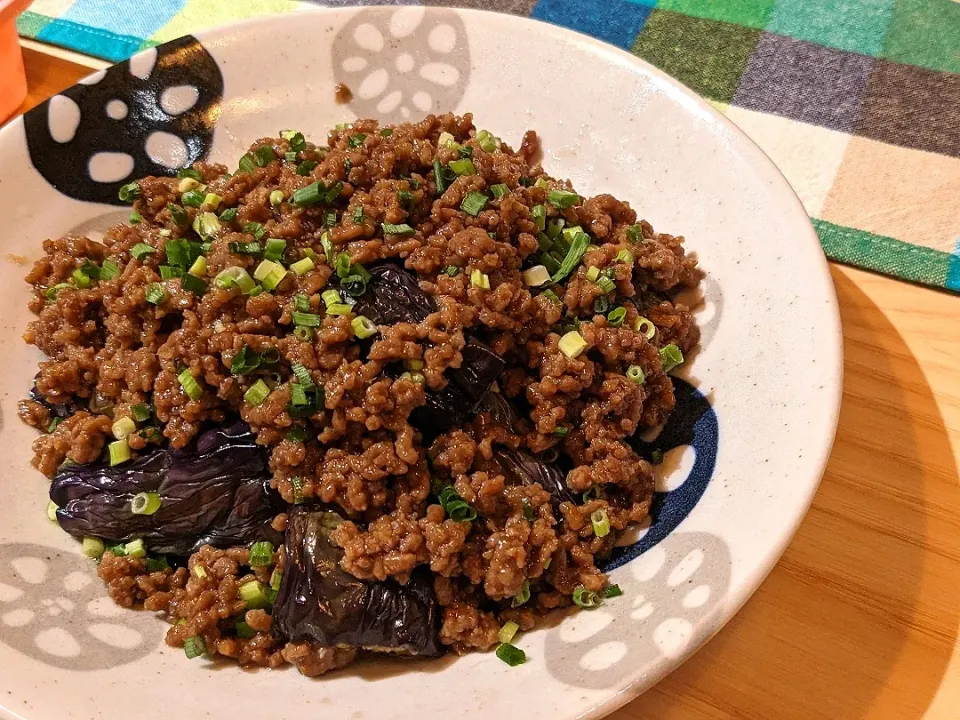 揚げナスの肉味噌のせ✩.*˚|奈津美さん