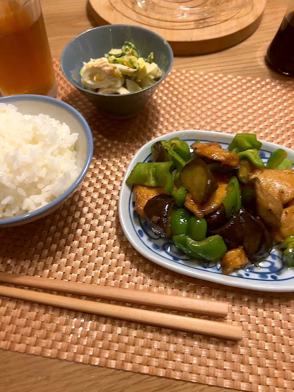 ナスとピーマンと鶏むね肉の中華炒め|SHOGOさん