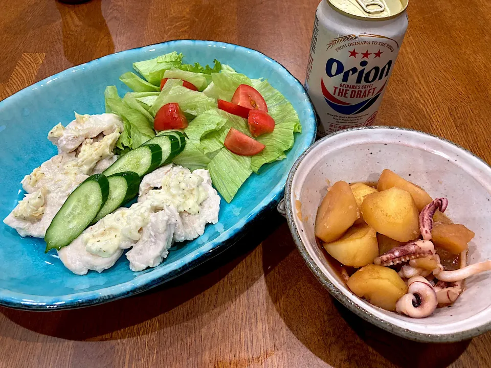 Snapdishの料理写真:ビール🍺が 美味しい晩ご飯(笑)|sakuramochiさん