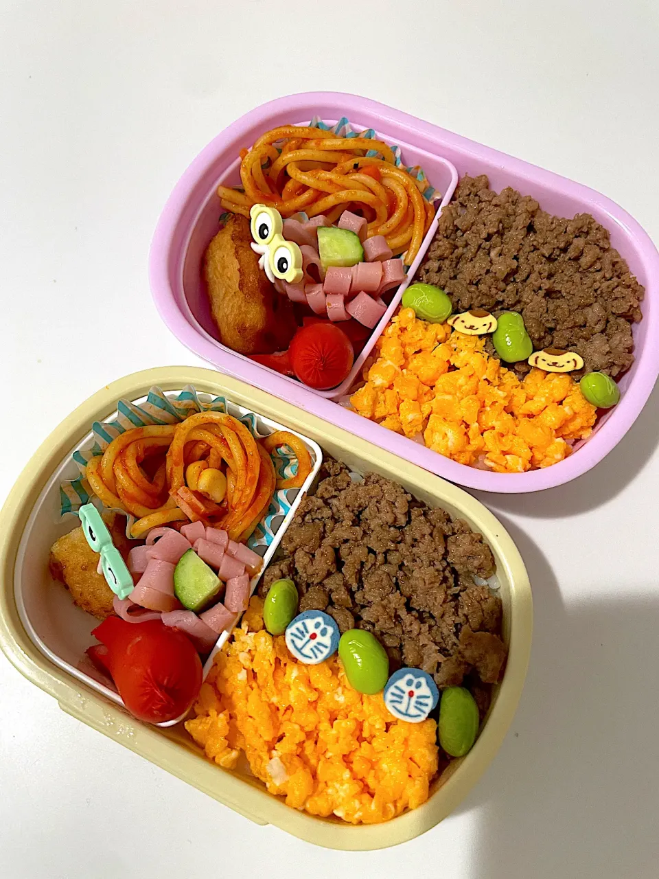 子供弁当🍱そぼろ丼|mari＊yuakitoさん