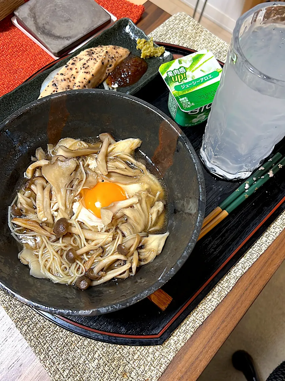 きのこ汁そうめん|くろさん