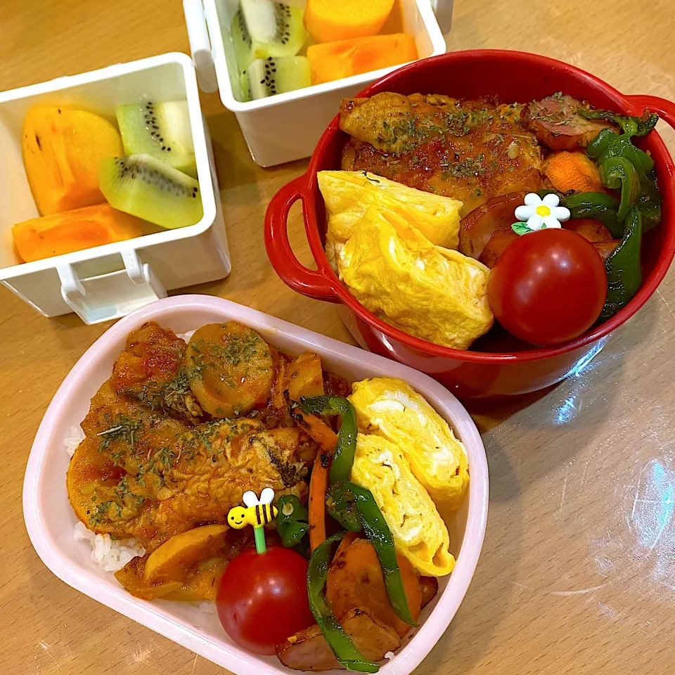 😋チキンのトマト煮込み弁当🍱|moyukitaさん