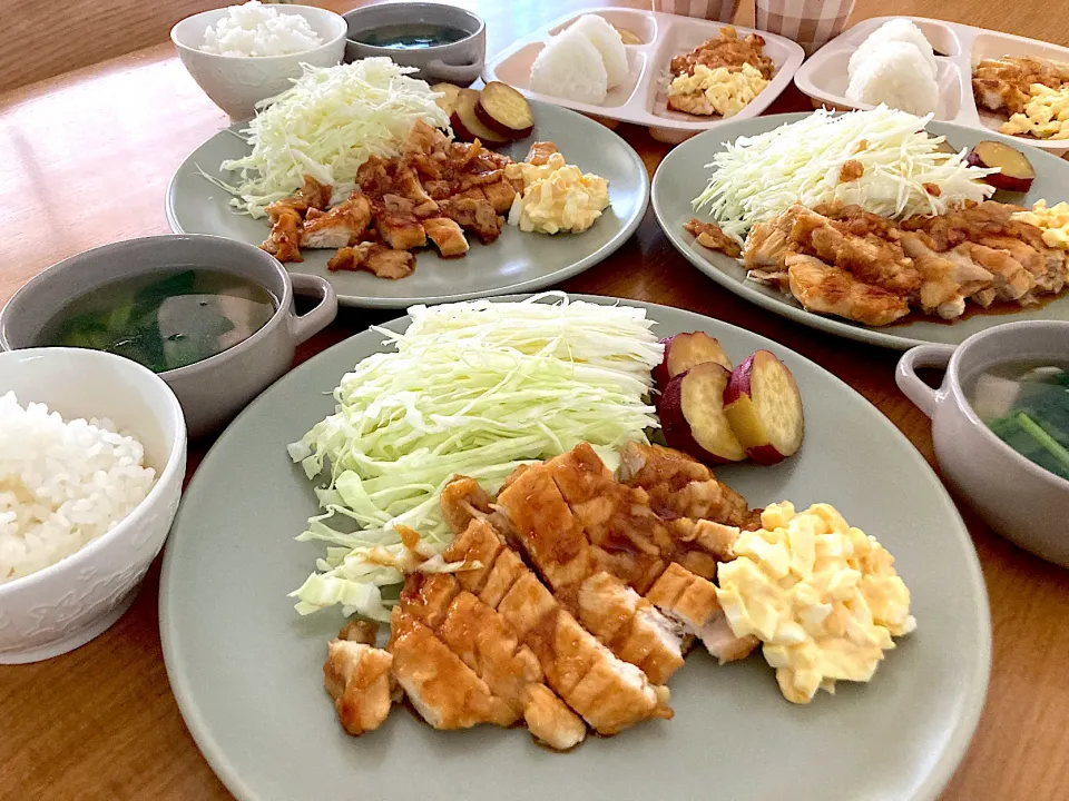 Snapdishの料理写真:＊鶏胸肉で揚げないチキン南蛮ランチ＊|＊抹茶＊さん