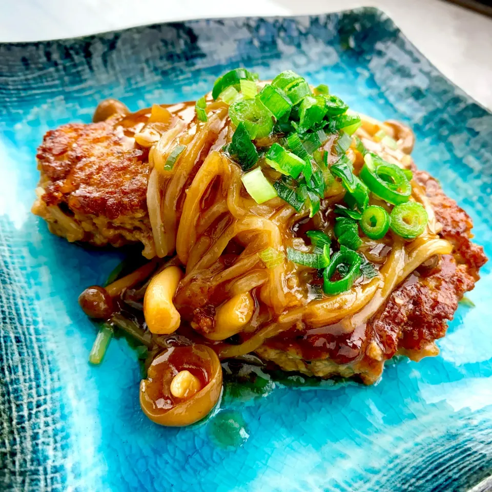 きのこの煮込み豆腐ハンバーグ|ちーまるさん