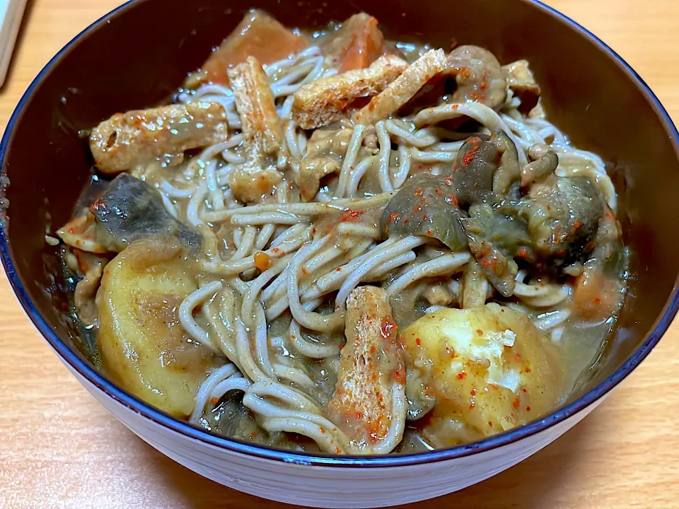 カレー蕎麦|くう子@料理記録さん