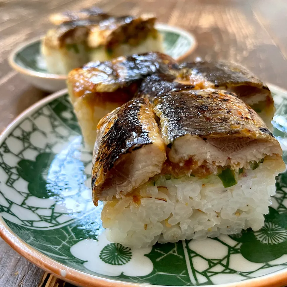 鰯蒲焼きの押し寿司|七海さん