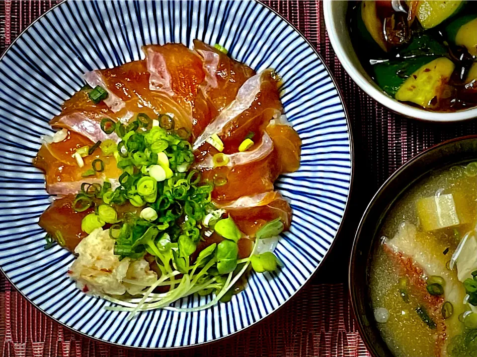 『カサゴの琉球丼』✨✨✨残りもので朝ごはん。😋|イチロッタさん