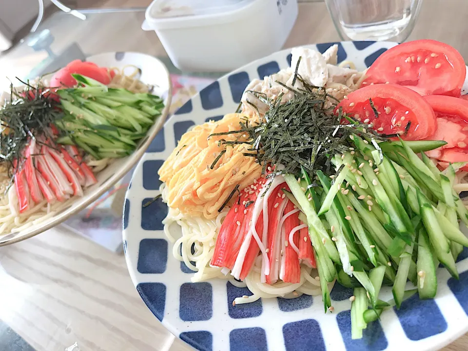 低糖質麺で冷やし中華|ちびゆな ＊ 管理栄養士さん