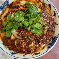 szechuan boiled fish in chilli oil|Ngoc Nguyenさん