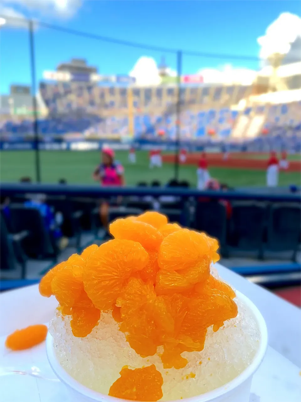 ハマスタ名物！みかん氷🍊|ツナコさん