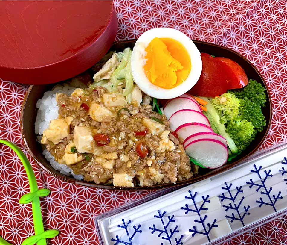 Snapdishの料理写真:麻婆豆腐弁当🍱|がおりんさん