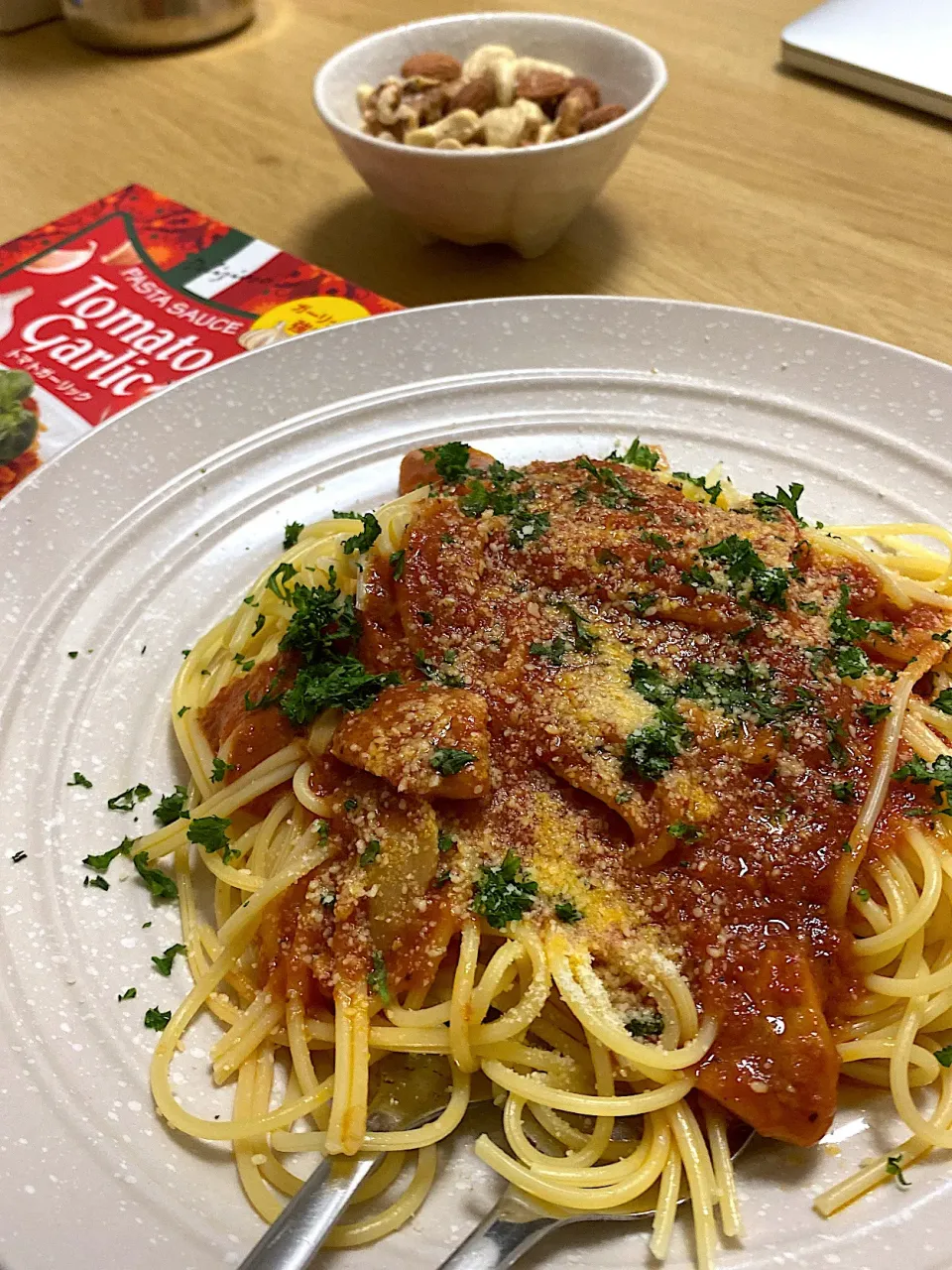 トマトパスタ|カルディもぐもぐさん