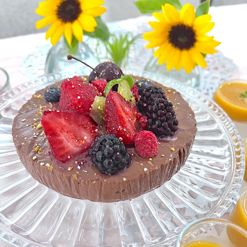 りんりんさんの料理 ローチョコレートケーキ|りんりんさん