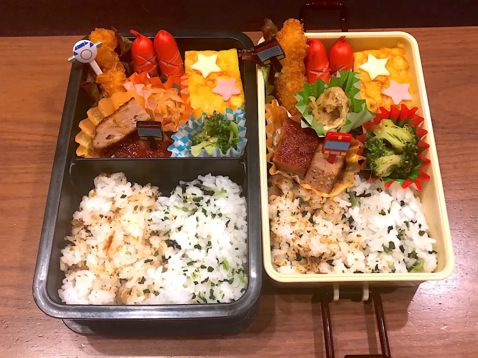 Snapdishの料理写真:夏休み弁当🍱|あゆぞーさん